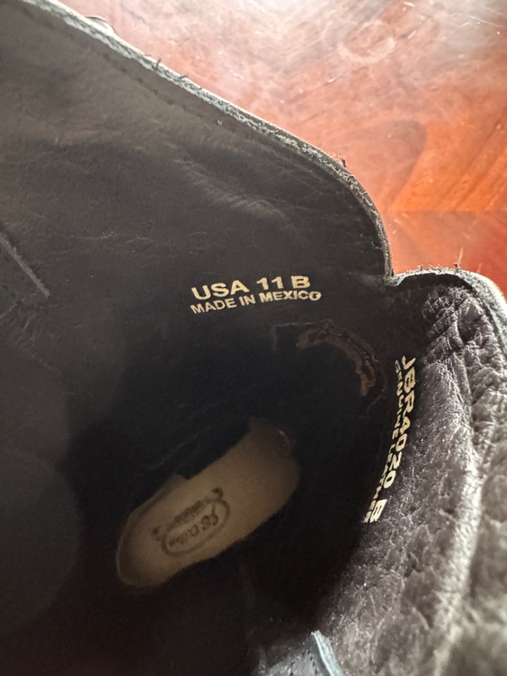 Women's Black Leather Western Boots - Picture 7 of 8